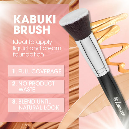 Essentials Brush Set Black - Lamora Beauty
