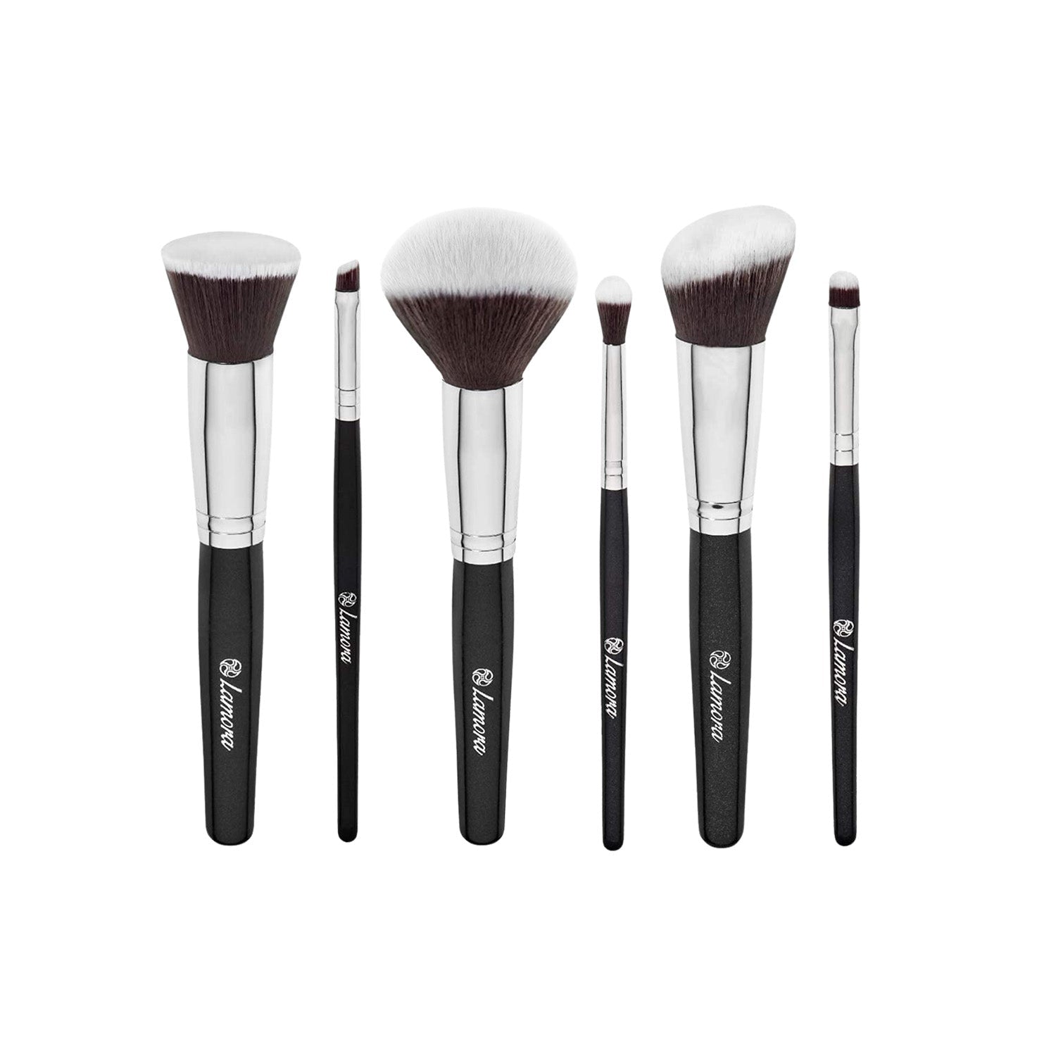 Essentials Brush Set Black - Lamora Beauty