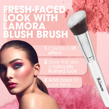Essentials Brush Set White - Lamora Beauty