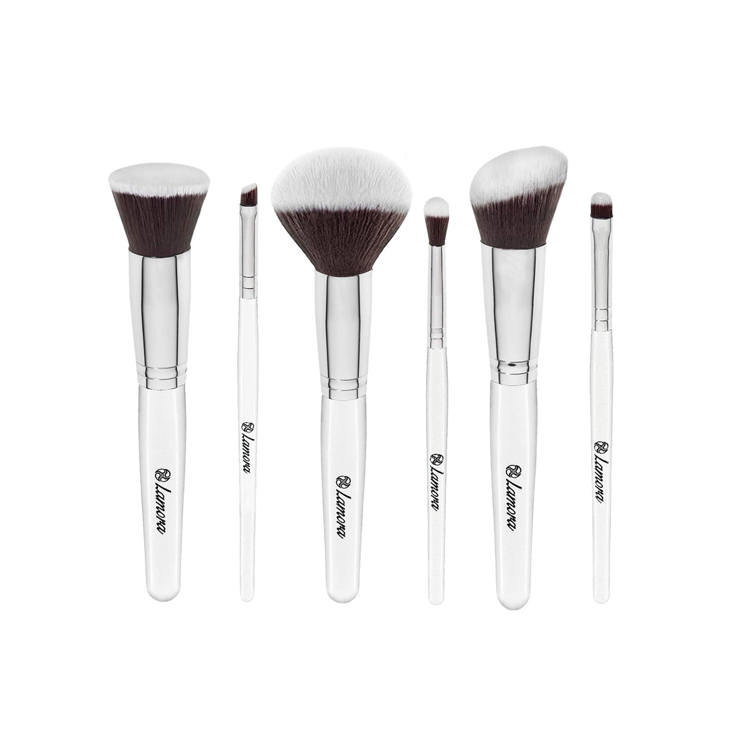 Essentials Brush Set White - Lamora Beauty