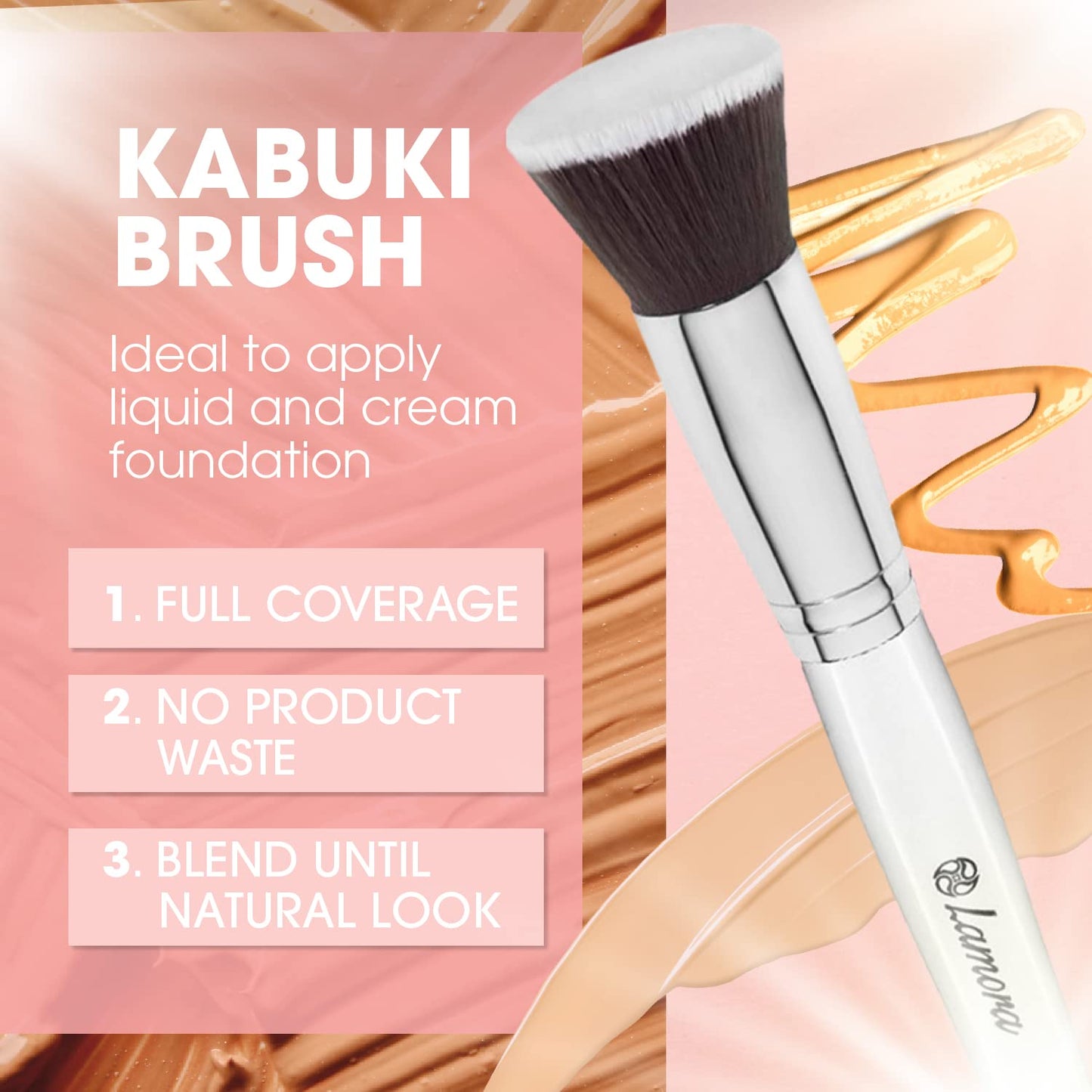 Essentials Brush Set White - Lamora Beauty