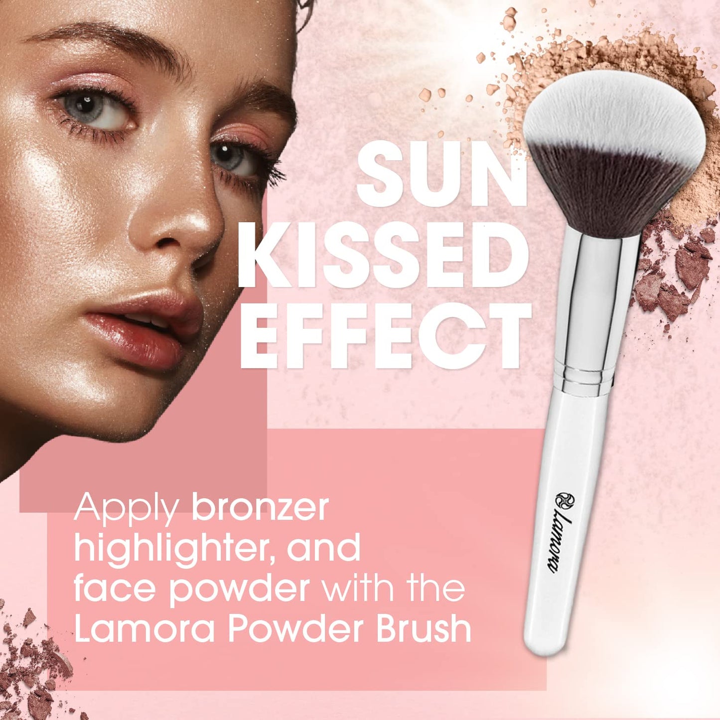 Essentials Brush Set White - Lamora Beauty