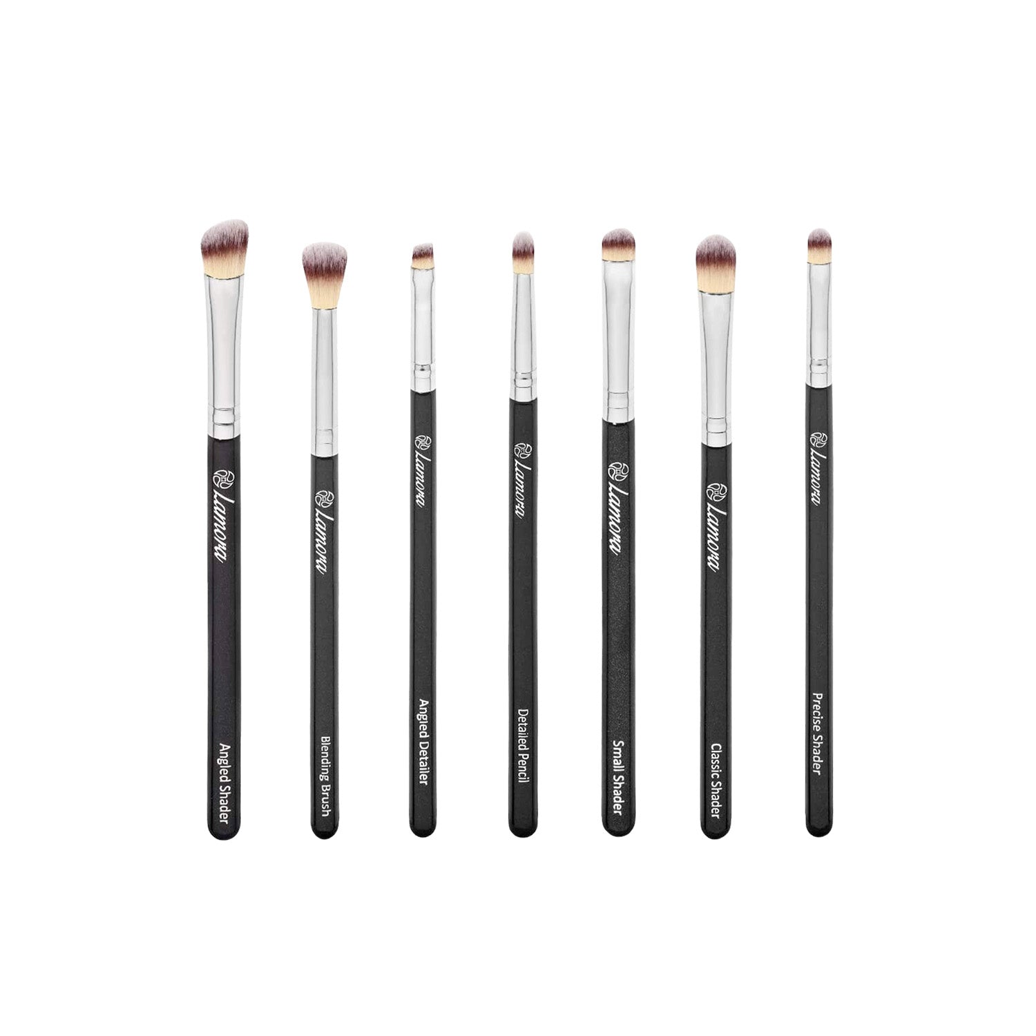 Eyeshadow Brush Set Black CA – Lamora Beauty