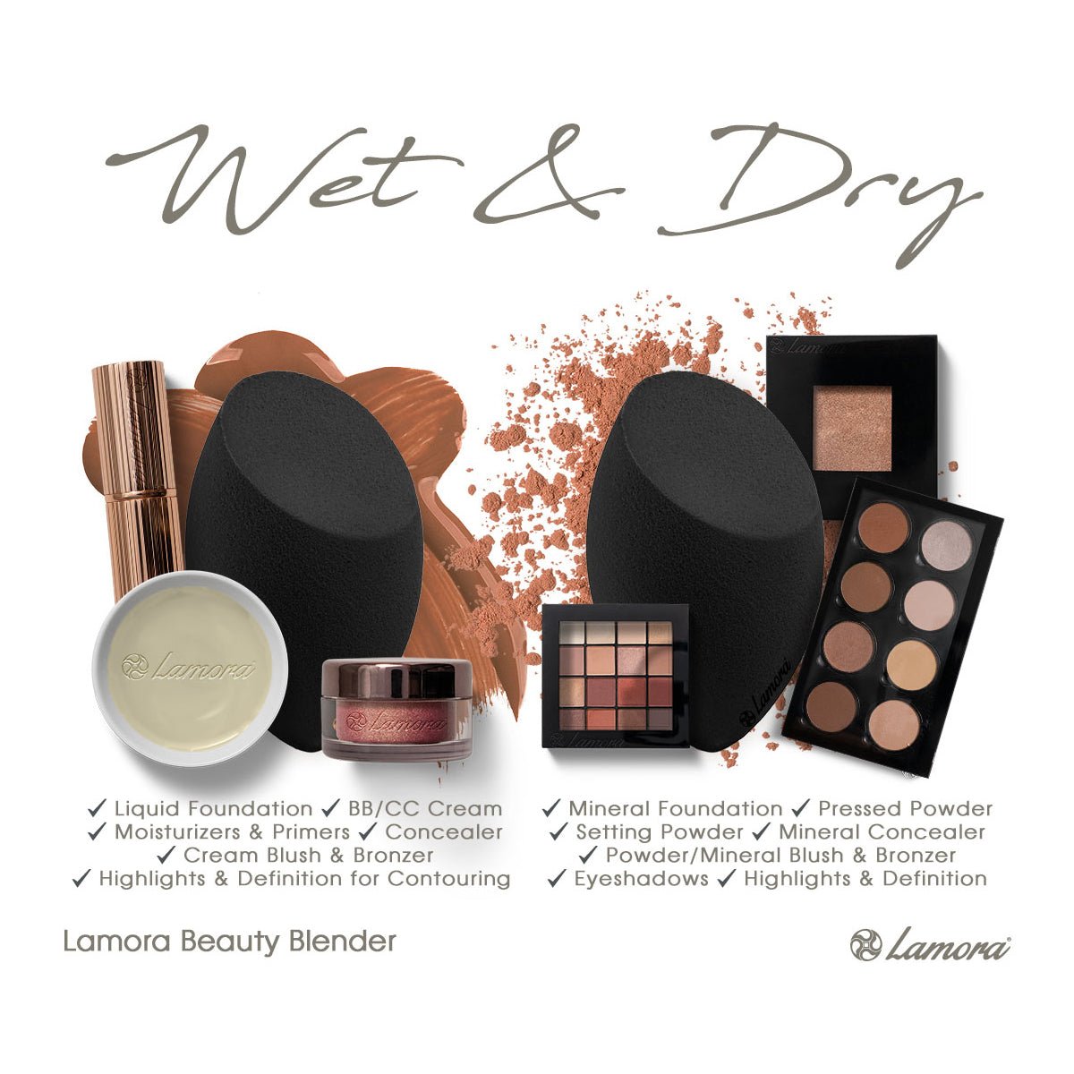 Makeup Sponge Set - Lamora Beauty